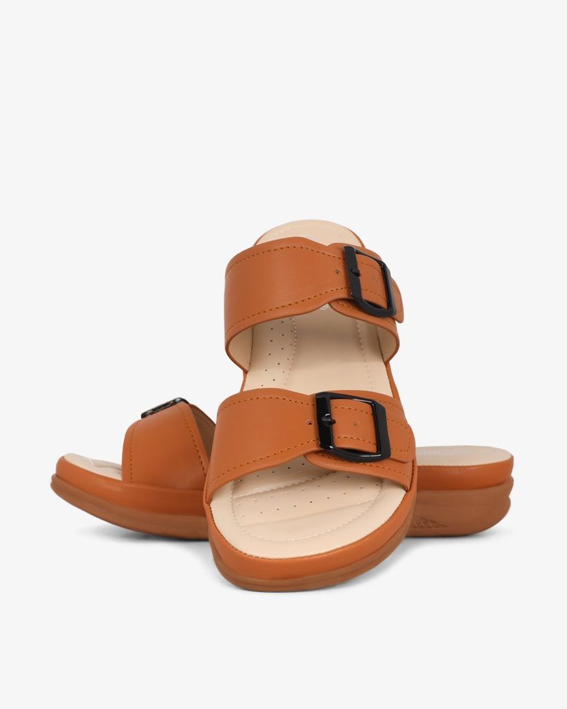 Dép Đế Xuồng Hạnh Dung Quai Nhị Khóa Nịt HD0307AC