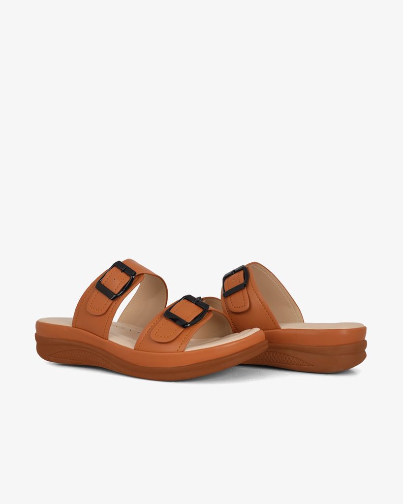 Dép Đế Xuồng Hạnh Dung Quai Nhị Khóa Nịt HD0307AC