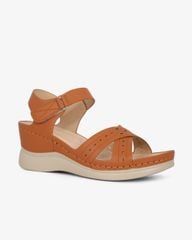 Sandal Đế Xuồng Hạnh Dung Quai Chéo Laser  HD0309AC