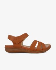 Sandal Đế Xuồng Hạnh Dung Quai Chéo Sọc Vân HD0315AC