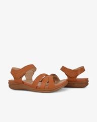 Sandal Đế Xuồng Hạnh Dung Quai Chéo Sọc Vân HD0315AC