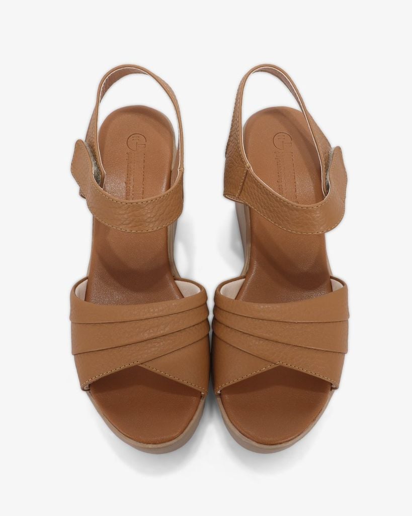 Sandal Đế Xuồng Hạnh Dung Quai Đắp Chéo HD041035AD