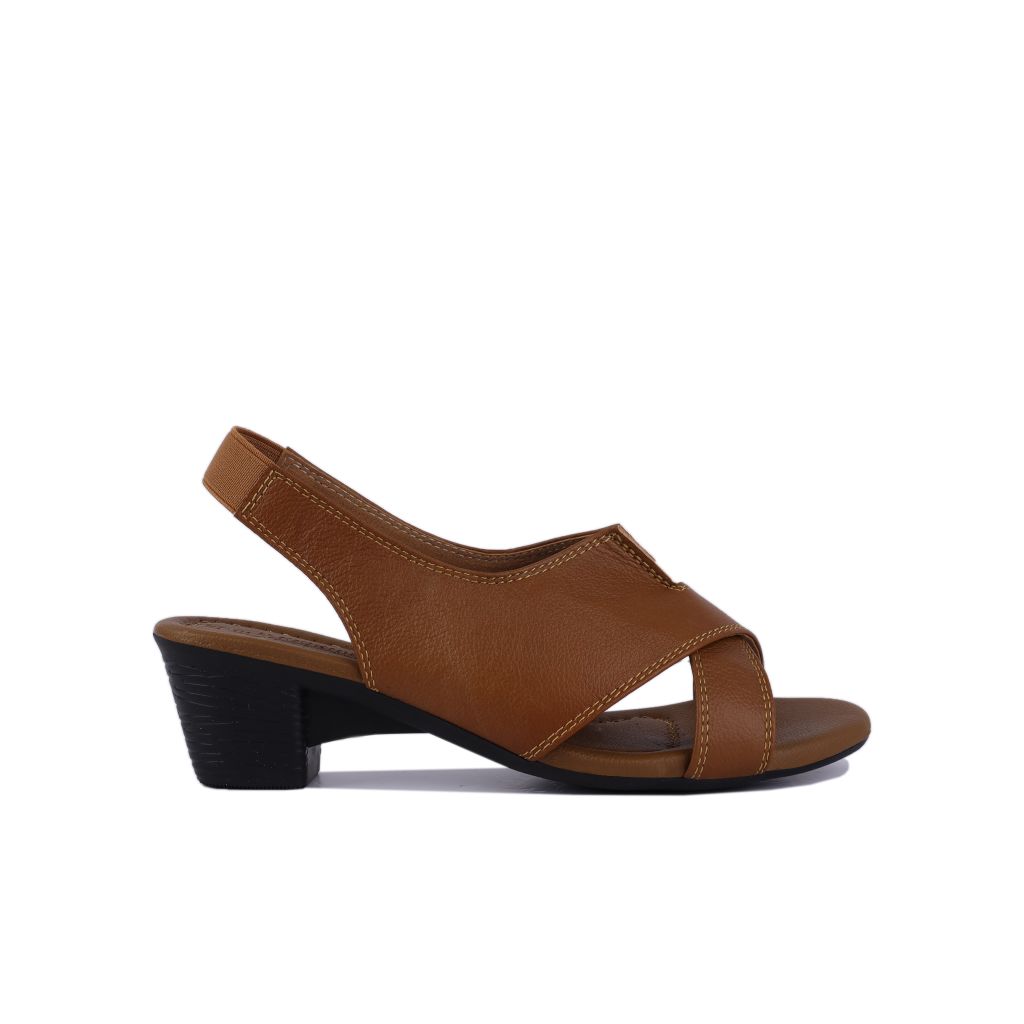 Sandal Cao Gót Hạnh Dung Bản Chéo HD04763AD