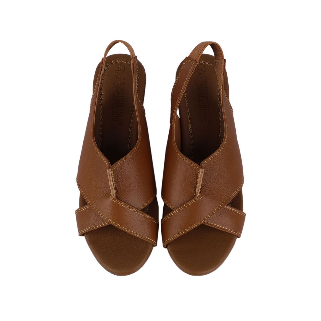 Sandal Cao Gót Hạnh Dung Bản Chéo HD04763AD