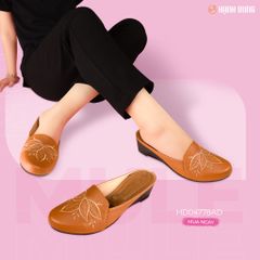 Dép Bít Mũi Hạnh Dung Chỉ Thêu HD04778AD