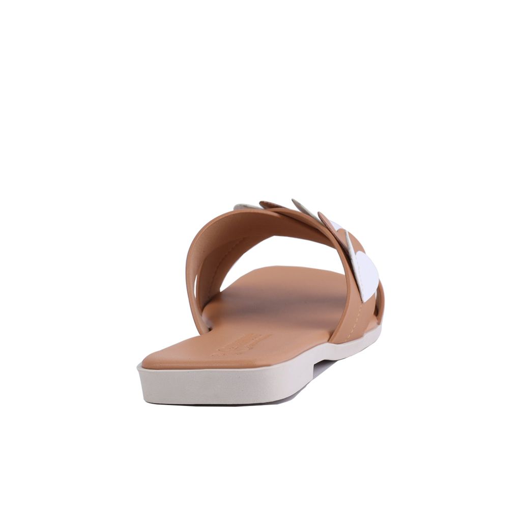 Dép Xẹp Hạnh Dung Quai Chéo Phối Tim HD04782AD