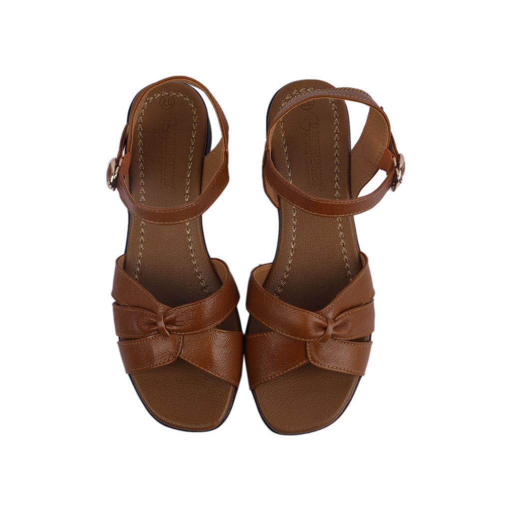 Sandal Xuồng Hạnh Dung Quai Nơ Nhỏ HD04788AD