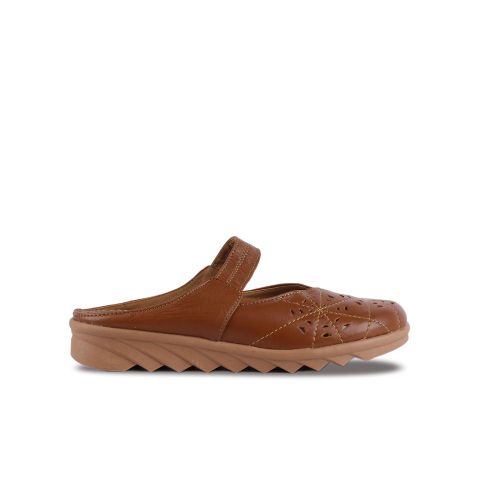 Dép Bít Mũi Hạnh Dung Họa Tiết Đục Lỗ HD04816AD