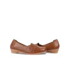 Giày Đế Xuồng Hạnh Dung Quai Đục Lỗ Phối Bông HD04821AD