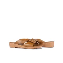 Dép Xẹp Hạnh Dung Bản Cut Out Phối Nơ HD04823AD