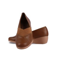 Giày Đế Xuồng Hạnh Dung Quai Phối Thun HD04824AD