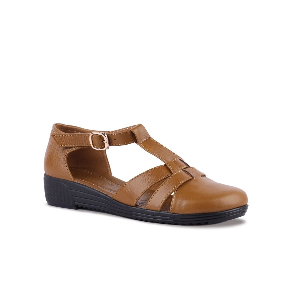 Sandal Xuồng Hạnh Dung Mũi Tròn T-Strap HD04848AD