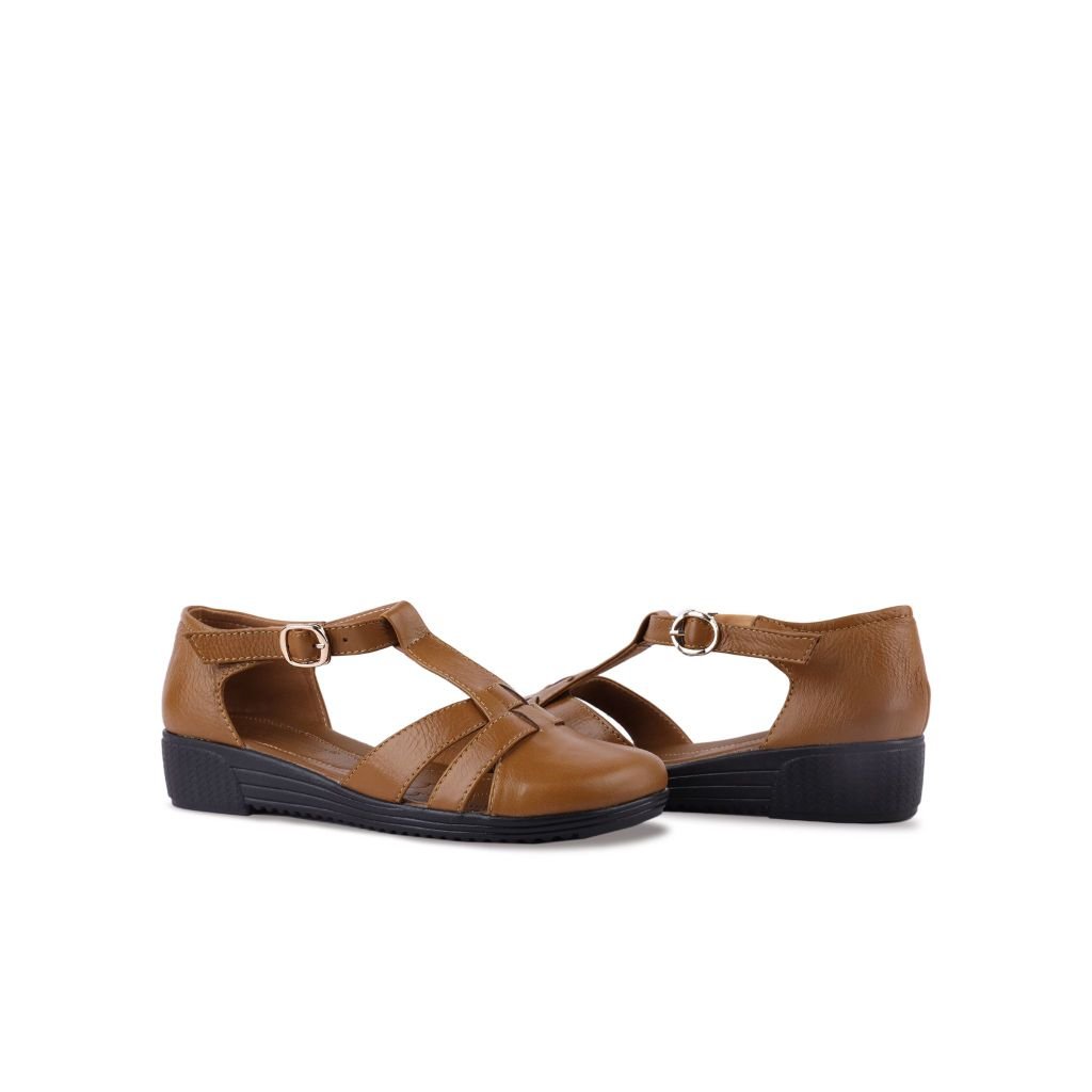 Sandal Xuồng Hạnh Dung Mũi Tròn T-Strap HD04848AD