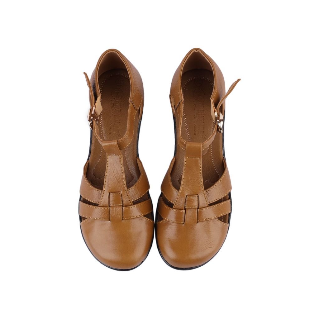 Sandal Xuồng Hạnh Dung Mũi Tròn T-Strap HD04848AD