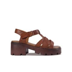 Sandal Cao Gót Hạnh Dung Quai T-Strap Cách Điệu HD04871AD