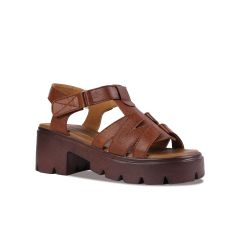 Sandal Cao Gót Hạnh Dung Quai T-Strap Cách Điệu HD04871AD