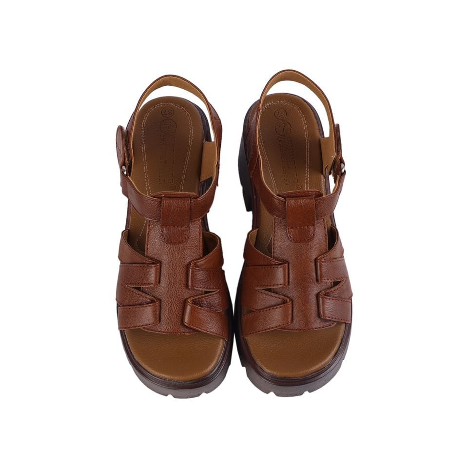 Sandal Cao Gót Hạnh Dung Quai T-Strap Cách Điệu HD04871AD