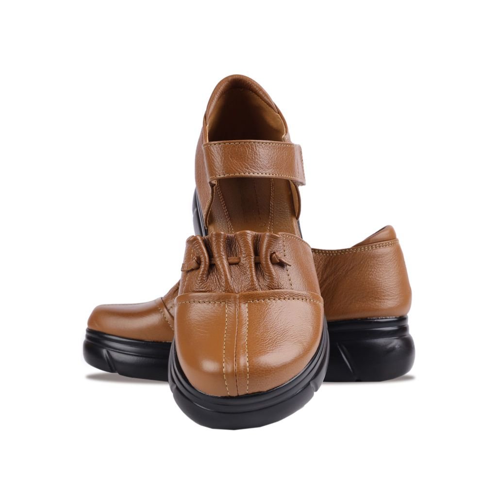 Sandal Xuồng Hạnh Dung Bít Mũi Quai Nhún HD04904AD