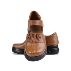 Sandal Xuồng Hạnh Dung Bít Mũi Quai Nhún HD04904AD