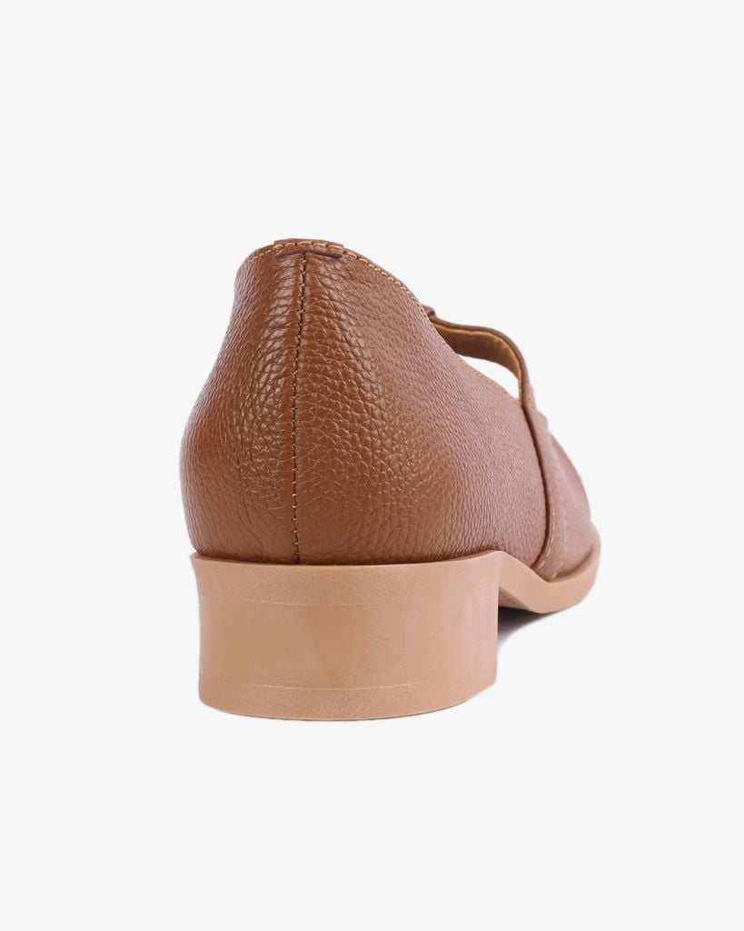 Giày Cao Gót Hạnh Dung Mũi Vuông Chỉ Nổi HD04916AD