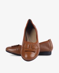 Giày Búp Bê Hạnh Dung Da Mềm Nơ Cách Điệu HD04935AD