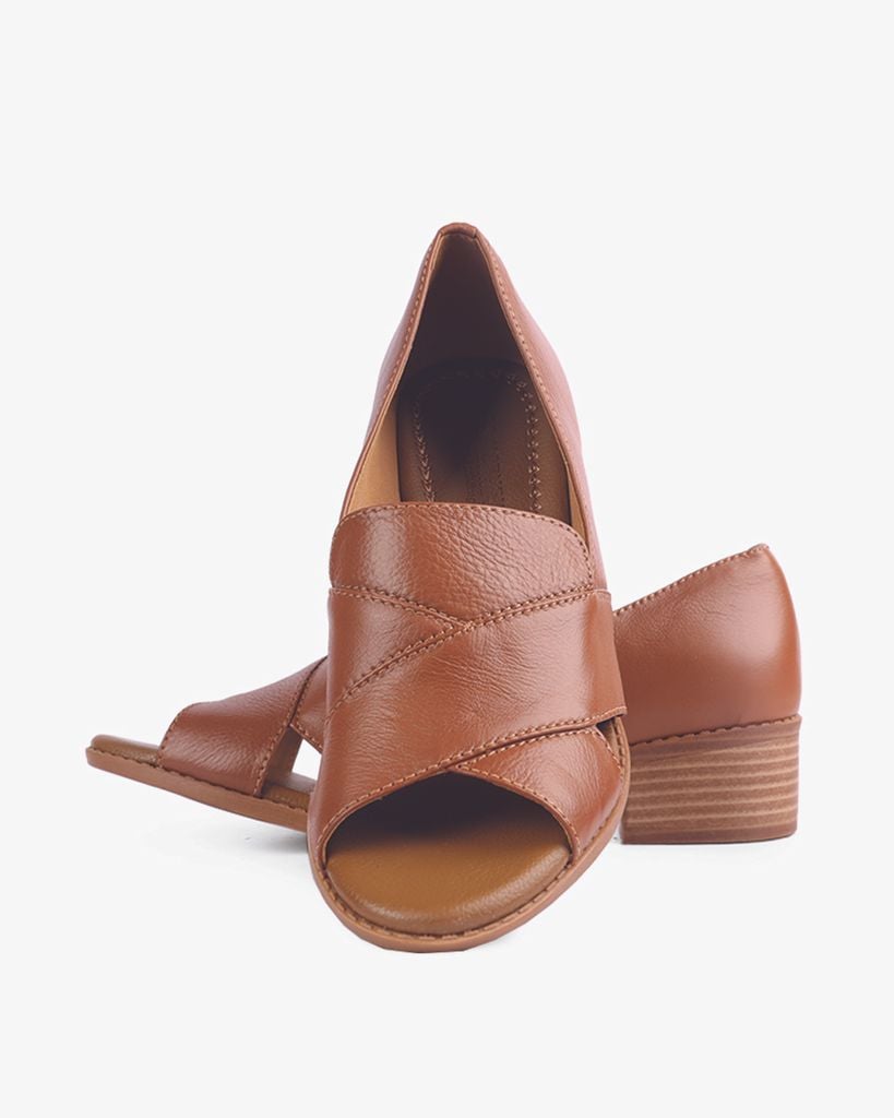 Giày Hở Mũi Hạnh Dung Quai Bản Cách Điệu HD04942AD