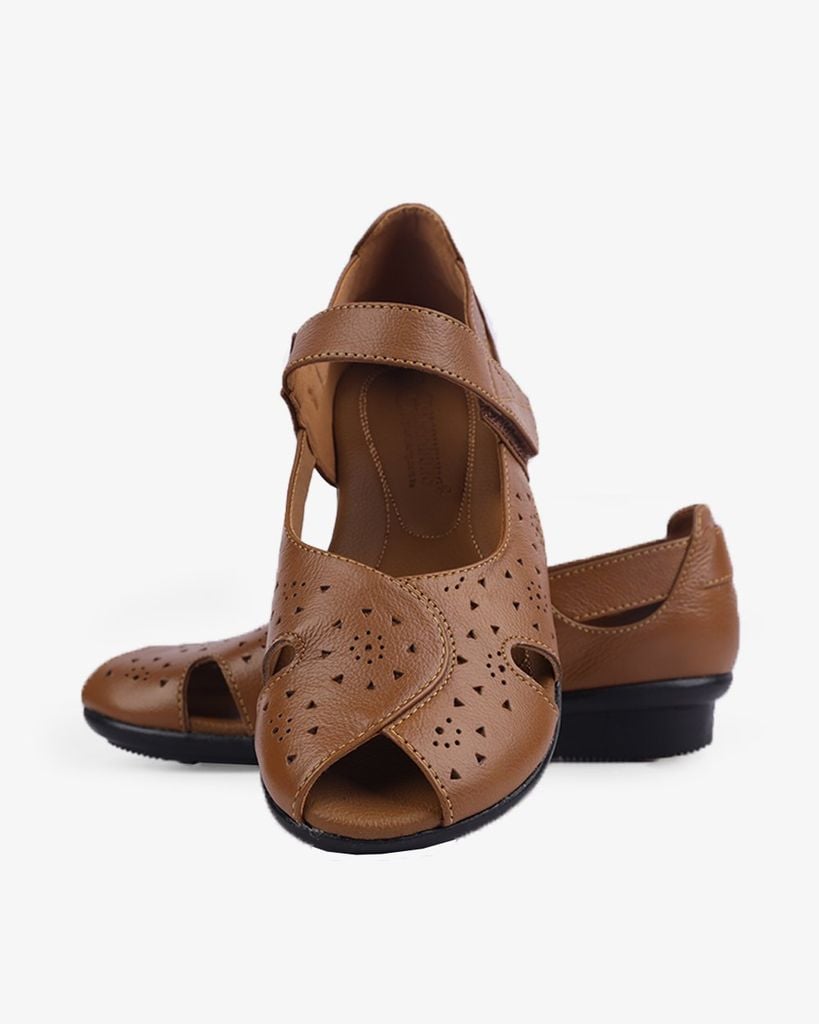 Sandal Xẹp Hạnh Dung Quai Khắc Laser HD04943AD