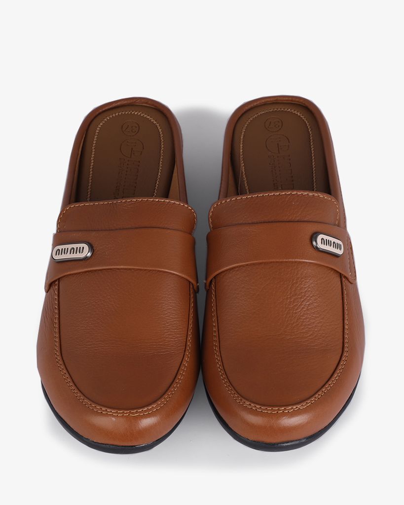 Dép Bít Mũi Hạnh Dung Mũi Tròn Nhẹ Êm HD04954AD