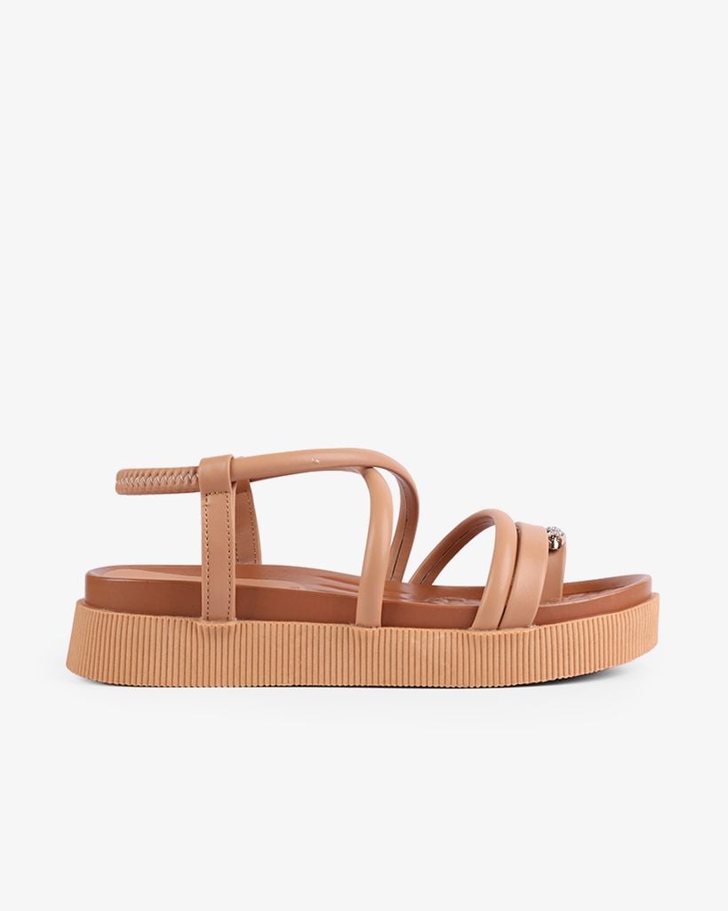 Sandal Xuồng Hạnh Dung Quai Đan Chéo Hậu Thun HD1106AV