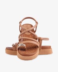 Sandal Xuồng Hạnh Dung Quai Đan Chéo Hậu Thun HD1106AV