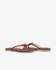 Dép Xẹp Hạnh Dung Kẹp Nơ Quai Mảnh HD1137AV