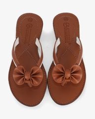 Dép Xẹp Hạnh Dung Kẹp Nơ Quai Mảnh HD1137AV