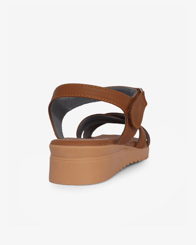 Sandal Đế Xuồng Hạnh Dung Quai Chéo Viền Chỉ HD1148AV