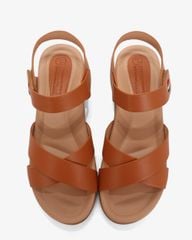 Sandal Đế Xuồng Hạnh Dung Quai Chéo Hậu Dán HD1168AV