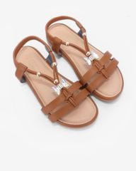 Sandal Xẹp Hạnh Dung Quai Chữ T Đính Bướm Pha Lê HD1178AV