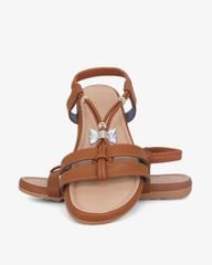 Sandal Xẹp Hạnh Dung Quai Chữ T Đính Bướm Pha Lê HD1178AV