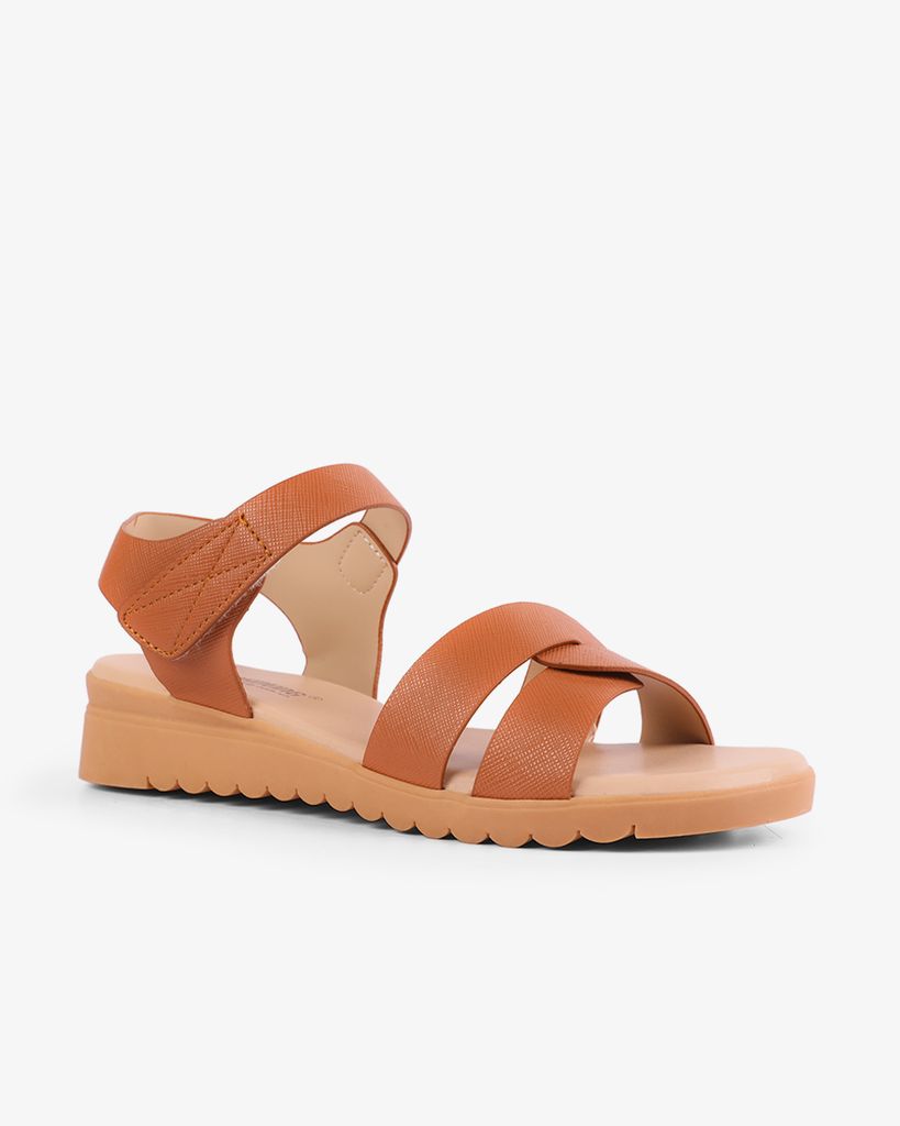 Sandal Xẹp Hạnh Dung Quai Đan Chéo HD12271AM