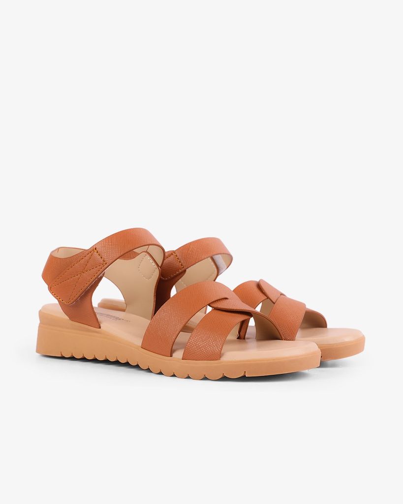 Sandal Xẹp Hạnh Dung Quai Đan Chéo HD12271AM