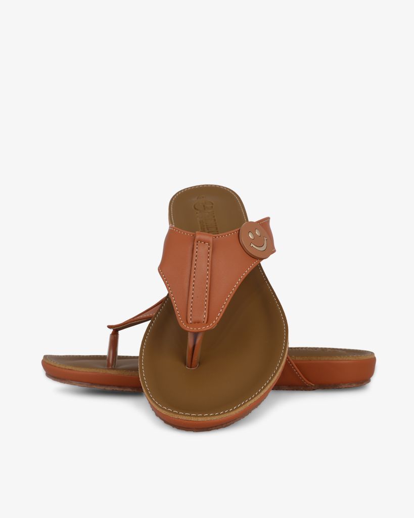 Dép Xẹp Hạnh Dung Kẹp Khóa Mặt Cười HD12283AM