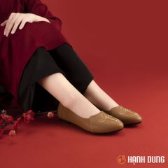 Giày Búp Bê Hạnh Dung Thêu Chỉ HD2222AX