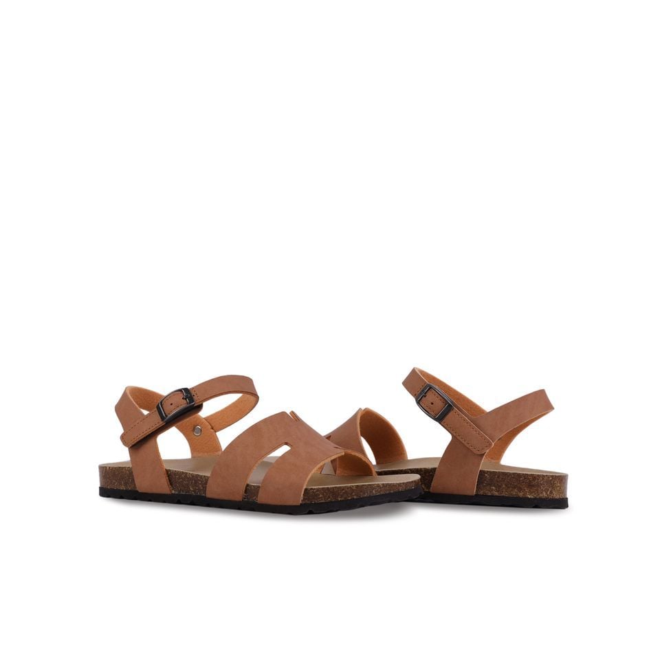 Sandal Đế Xẹp Hạnh Dung Quai Dán Chữ H HD2302BO