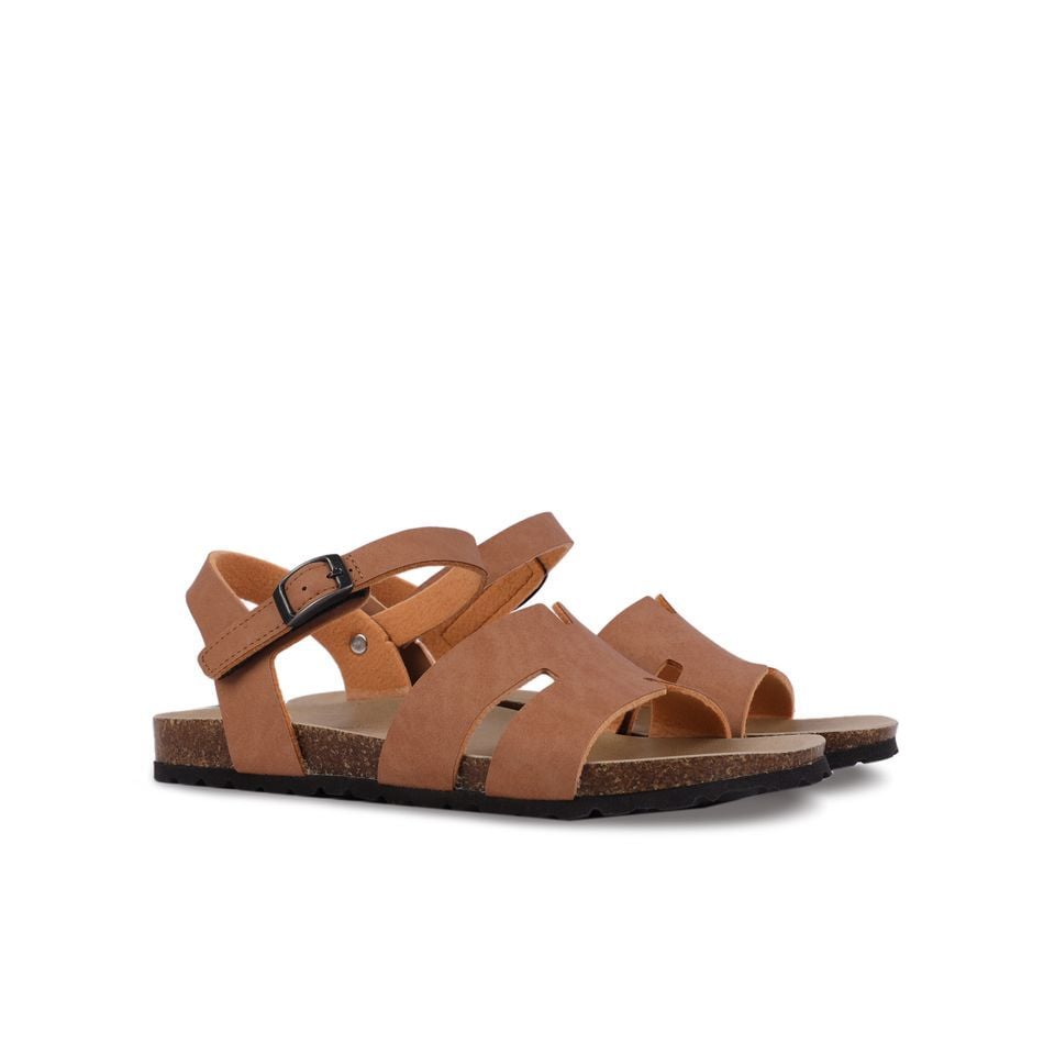 Sandal Đế Xẹp Hạnh Dung Quai Dán Chữ H HD2302BO