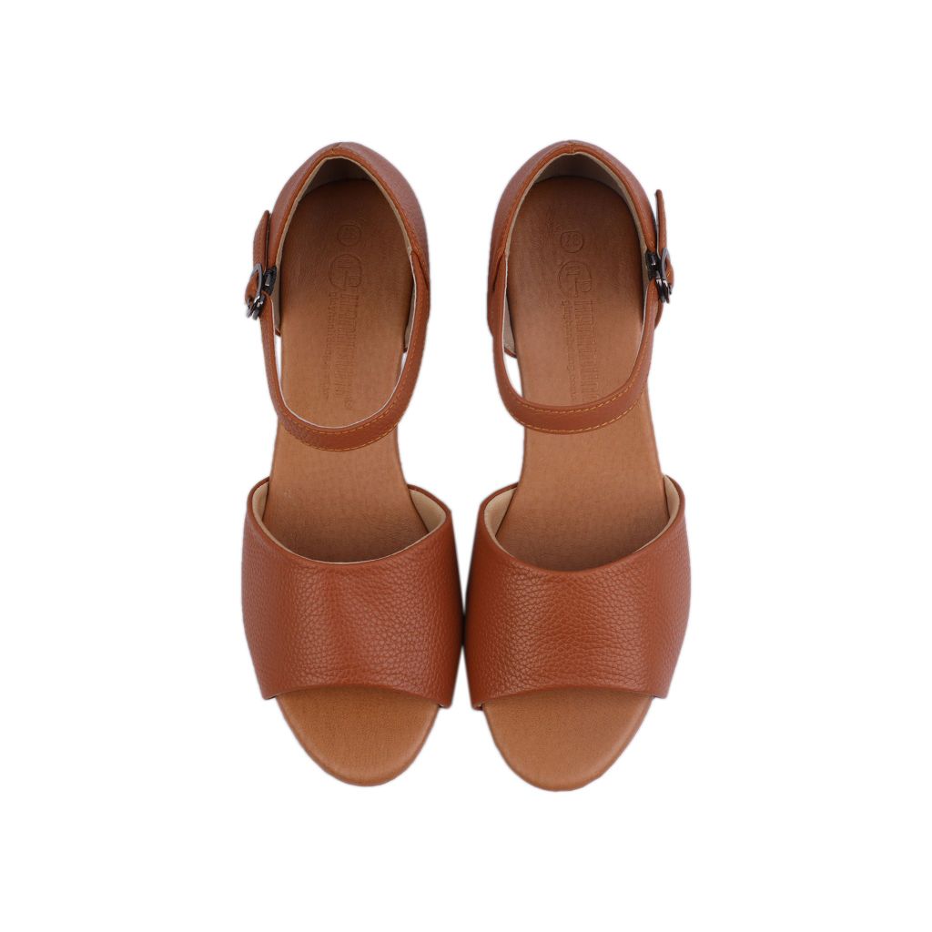 Sandal Cao Gót Hạnh Dung Bản Ngang Bít Hậu HD29125AY
