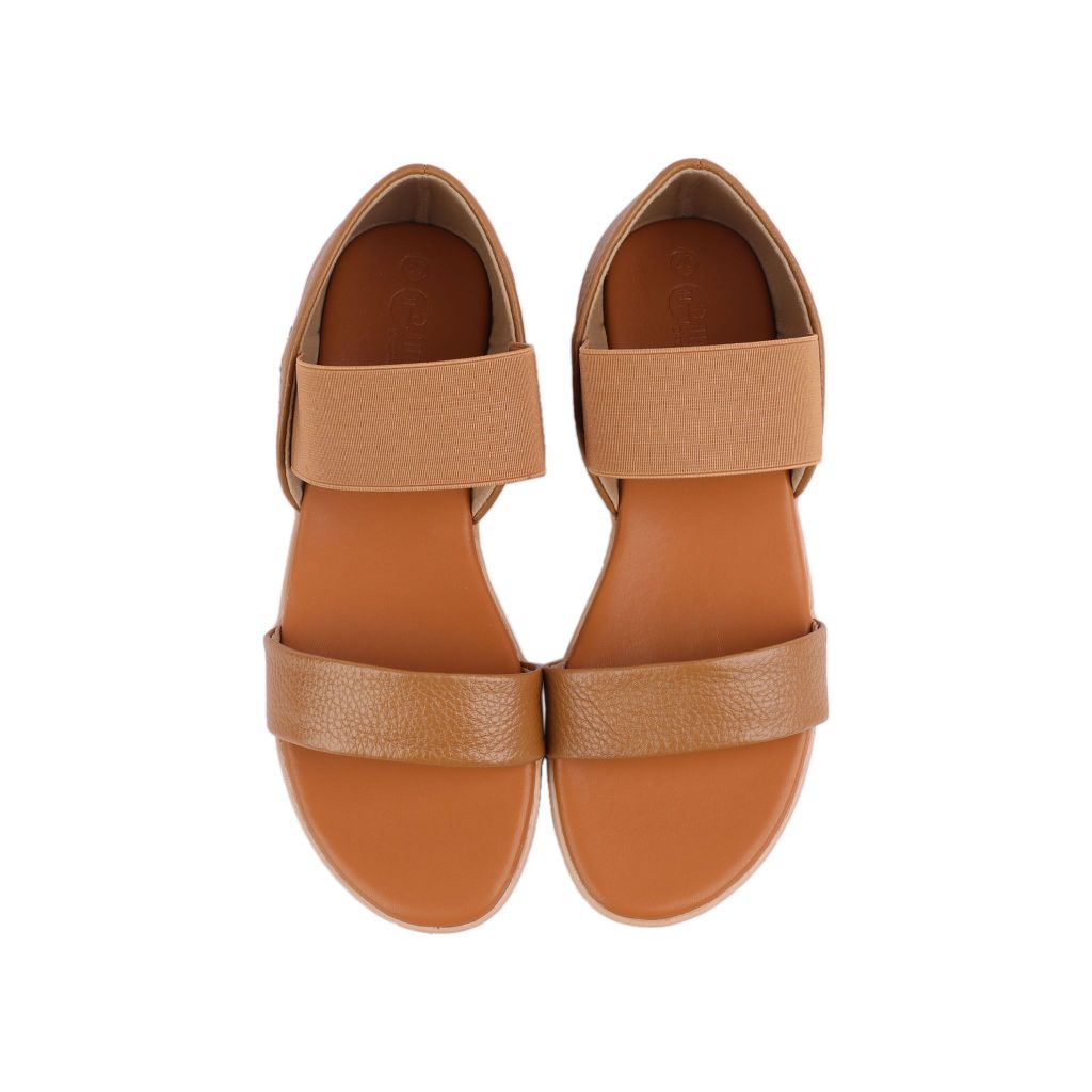 Sandal Đế Xẹp Hạnh Dung Bản Ngang Bít Hậu HD29129AY