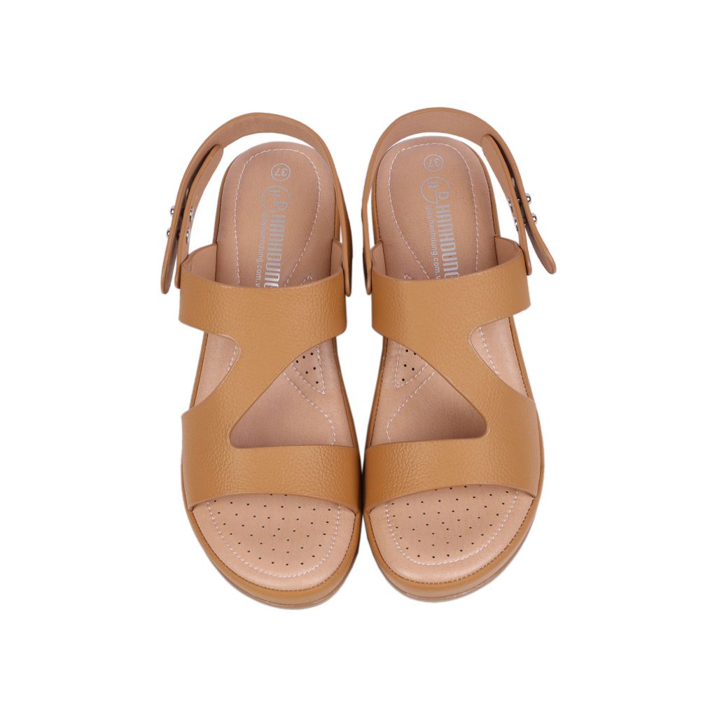 Sandal Xuồng Hạnh Dung Quai Gợn Sóng Đế Mềm Mại HD29140AY