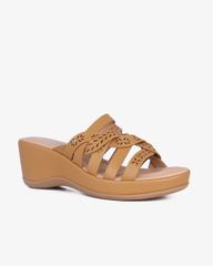 Dép Đế Xuồng Hạnh Dung Dây Đan Họa Tiết HD29166AY