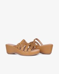 Dép Đế Xuồng Hạnh Dung Dây Đan Họa Tiết HD29166AY