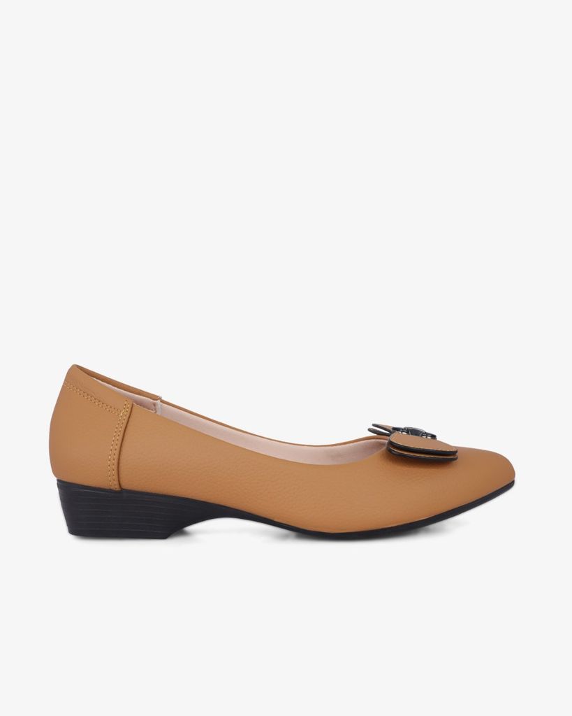 Giày Cao Gót Hạnh Dung Mũi Nhọn Nơ Bướm HD29183AY