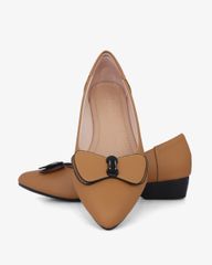 Giày Cao Gót Hạnh Dung Mũi Nhọn Nơ Bướm HD29183AY