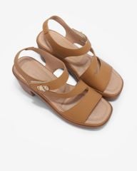 Sandal Cao Gót Hạnh Dung Quai Ngang Bản Chéo HD29187AY